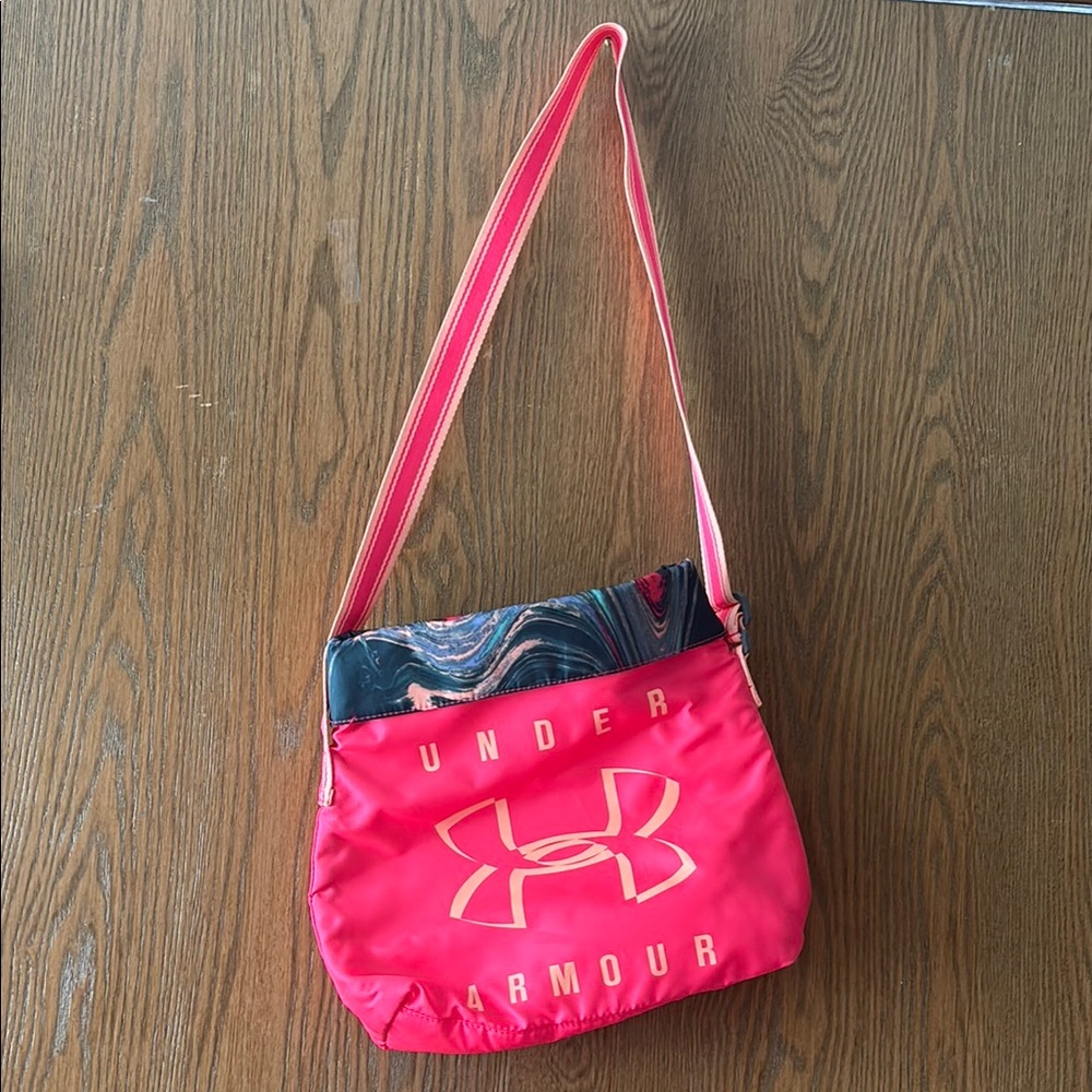 Under Armour Pink Shoulder Bag Sporty Design NWOT